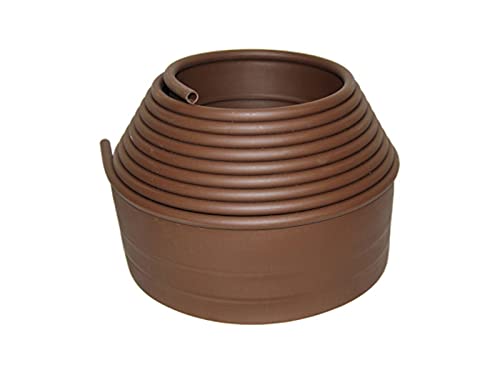Bera B-Edge Smart 6m Randeinfassung Randleiste Rasenkante Beetumrandung Pflastersteineinfassund Wegeinfassung Randstein Kantenstein, Farbe:braun von BERA