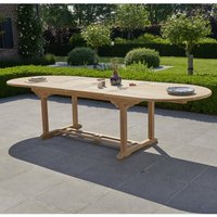 Ausziehbarer Gartentisch aus Teakholz für 10/12 Personen Ausziehbarer Gartentisch aus Teakholz für 10/12 Personen von BERAH GETAH