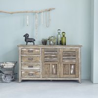 Berah Getah - Buffet aus massivem recyceltem Holz 140 cm von BERAH GETAH