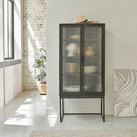 Buffet aus Metall und Wellglas 70 cm von BERAH GETAH