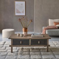 Couchtisch aus recyceltem massivem Holz 110 cm von BERAH GETAH