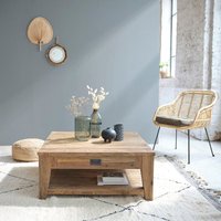 Couchtisch aus recyceltem massivem Teakholz 100 cm von BERAH GETAH