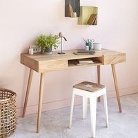 Schreibtisch aus massivem Teakholz 120 cm von BERAH GETAH