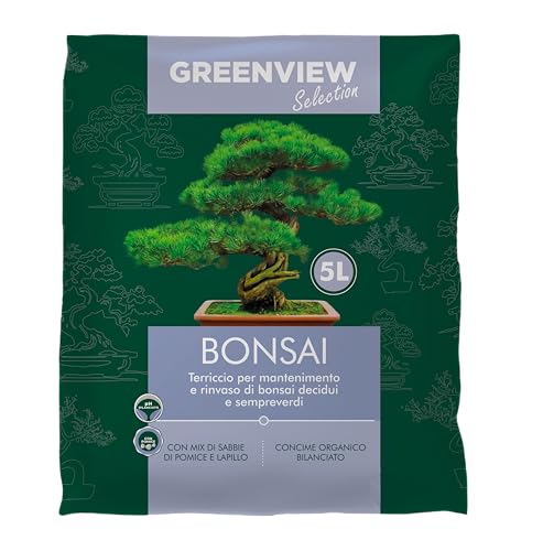 GREENVIEW Selection Professionelle Bonsaierde 5 l mit Mischung aus Sand und organischem Dünger von BERARDI