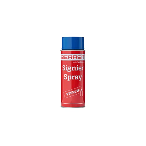 Signierspray BERASIT, Kennzeichnung und Markierung, schnell trocknend, 400 ml, Versandeinheit=12 Dosen (blau) von Berasit