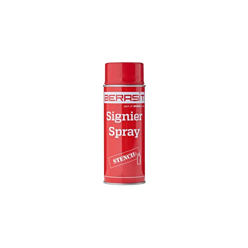 Signierspray BERASIT, Kennzeichnung und Markierung, schnell trocknend, 400 ml, Versandeinheit=12 Dosen (rot) von Berasit