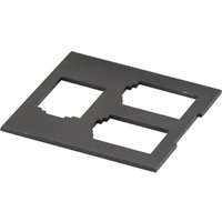 Einbauplatine Datentechnik Unterflur, 19,35 x 21,55 mm schwarz von BERG KABELTRAGSYSTEME