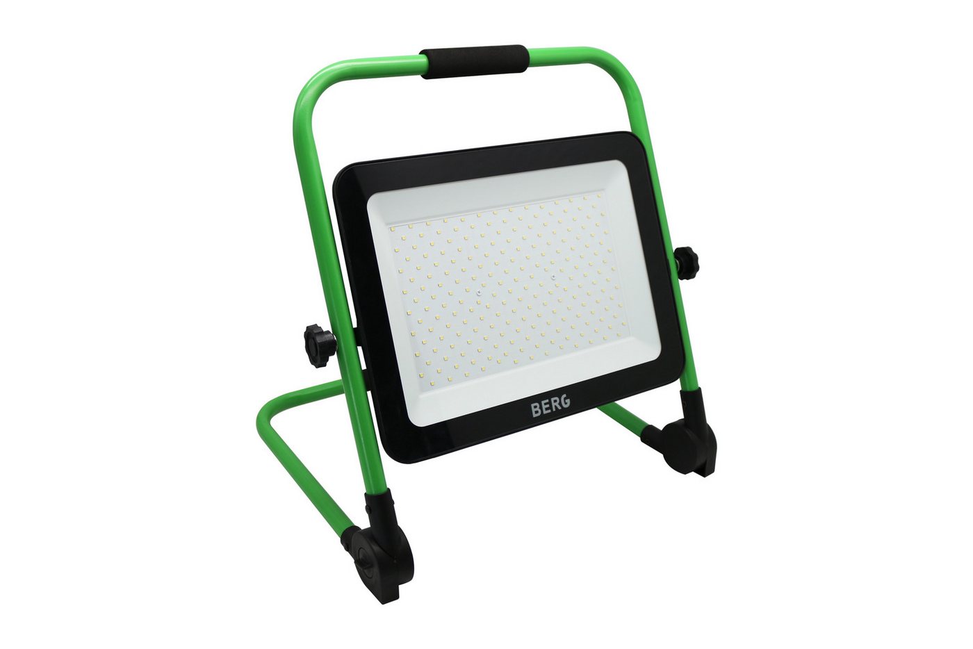 BERG TECTOOL Baustrahler LED-STRAHLER BCL FOLD LED 200 [230V-EU] - IP65 inkl. Fußgestell, LED fest integriert, 6500k, faltbares Fußgestell von BERG TECTOOL