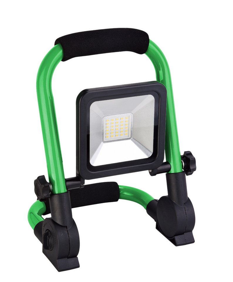 BERG TECTOOL LED Arbeitslicht LED-STRAHLER BCL FOLD LED 20 [230V-EU] - IP65 INKL. FUßGESTELL, LED fest integriert, BCL FOLD LED Strahler, faltbares Fussgestell für den Transport. von BERG TECTOOL