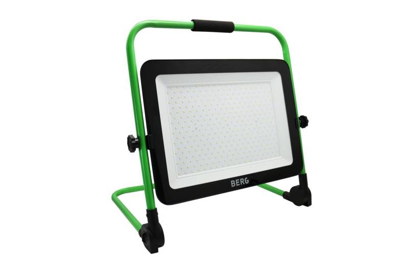 BERG TECTOOL LED Baustrahler LED-STRAHLER BCL FOLD LED 300 [230V-EU] - IP65 inkl. Fußgestell, LED fest integriert, 6500K, faltbares Fußgestell von BERG TECTOOL