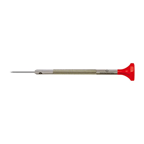 Bergeon Schraubendreher 30081-AT-120, aus Inox, mit Edelstahlklinge, 1,2 mm, mit 2 Ersatzklingen von BERGEON