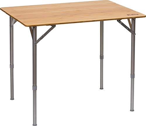 Berger Carry Falttisch 80 x 60 cm | Klappbarer Campingtisch Gartentisch höhenverstellbar | Multifunktionstisch Camping Tisch Klapptisch für Balkon Outdoor | Ultraleicht & stabil belastbar bis 30kg von BERGER