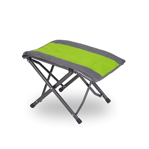 BERGER Siena Faltbare Beinauflage | Klapphocker Camping Fußhocker Outdoor belastbar bis 120 kg | Campinghocker klappbar mit Tragetasche | Campingmöbel Zubehör von BERGER
