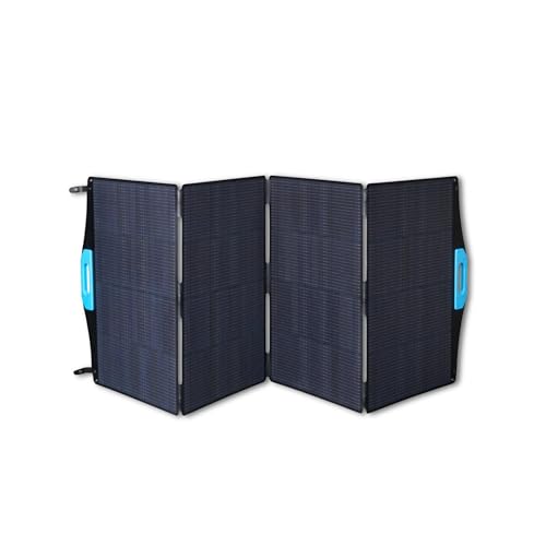 BERGER faltbares Solarpanel mit Standfuß | Monokristallines Solar Panel für Camping & Outdoor | Verschiedene Leistungen von 60W bis 300 W – Solarmodul für Powerstation & Batterie (300 W) von BERGER
