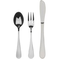 BERGNER Besteckset Munich champagne matt beige Edelstahl 24 tlg. von BERGNER