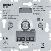 Berker DALI Drehpotenziometer Tunable wh m.Netzt. 2998 von BERKER