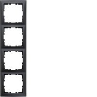 Berker Rahmen 4fach anth 10149949 - 10149949 von BERKER