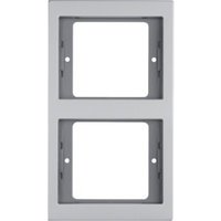 Berker Rahmen Alu 2fach senkrecht 13237003 - 13237003 von BERKER