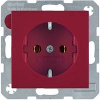 Berker - Steckdose schuko S.1 rot glänzend 47438912 von BERKER
