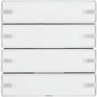 Berker Tastsensor Komfort Q.x 4-fach mit Beschriftungsschild KNX polarweiß samt Berker Tastsensor Komfort Q.x 4-fach mit Beschriftungsschild KNX polarweiß samt von BERKER