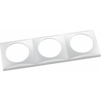 Integro Flow Steckdosen Rahmen 3-fach (Abdeckrahmen) chrom matt lackiert - Berker von BERKER