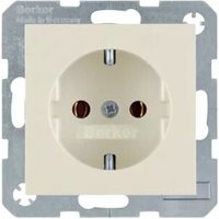 Berker - Steckdose schuko S.1 weiß glänzend 41438982 von BERKER