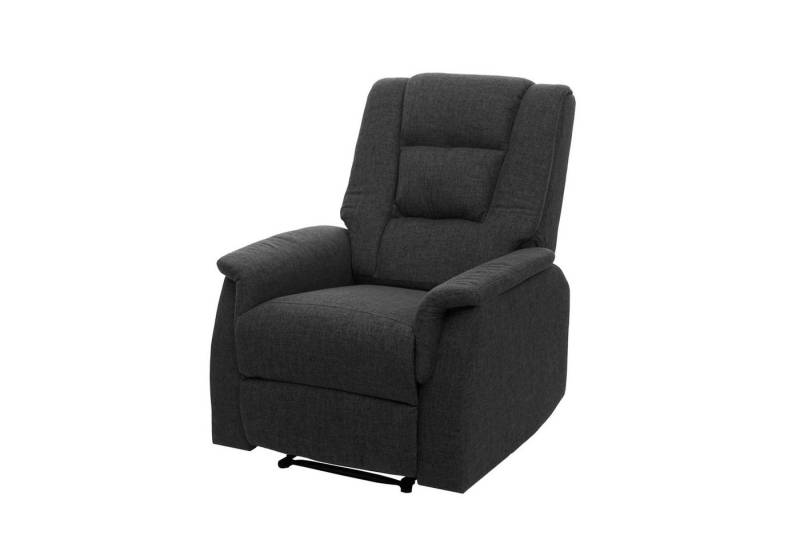 BERLINLODGE® TV-Sessel Fernsehsessel Relaxsessel HxBxT 102x79x96cm Sitzhöhe 50cm Stoff Grau von BERLINLODGE®