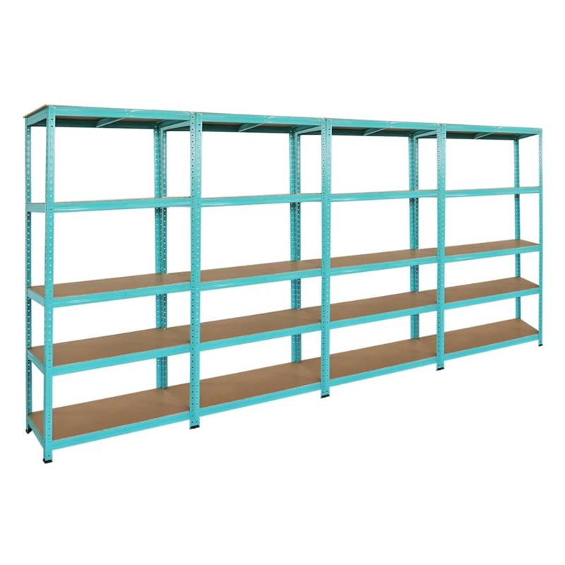 BERLINLODGE 4er Wohnregal GREEN HULK Set HxBxT 180x90x40cm Fachlast 175kg 5 Ebenen von BERLINLODGE