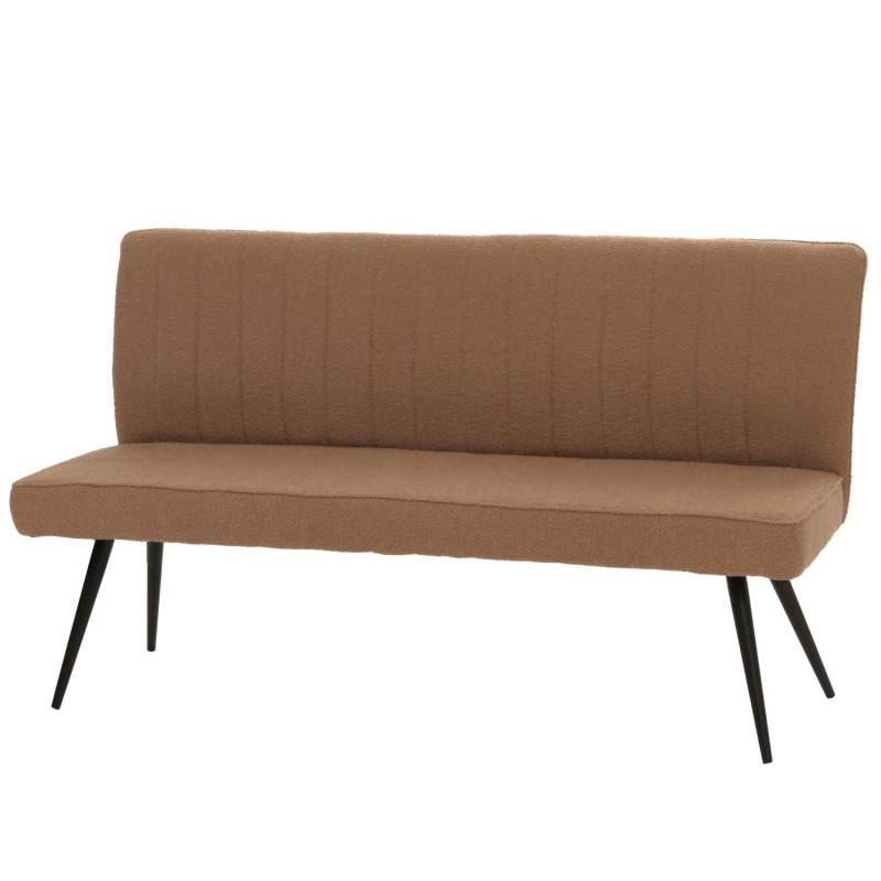 BERLINLODGE Sitzbank 90x160x60cm Sitzhöhe 48cm Rückenlehne Stoff/Textil Boucle Metall 160cm Braun BERLINLODGE Sitzbank 90x160x60cm Sitzhöhe 48cm Rückenlehne Stoff/Textil Boucle Metall 160cm Braun von BERLINLODGE