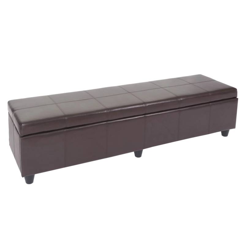 BERLINLODGE Sitzbank Mit Aufbewahrung Lars XXL 45x180x45cm Weiß Leder & Kunstleder BERLINLODGE Sitzbank Mit Aufbewahrung Lars XXL 45x180x45cm Weiß Leder & Kunstleder von BERLINLODGE