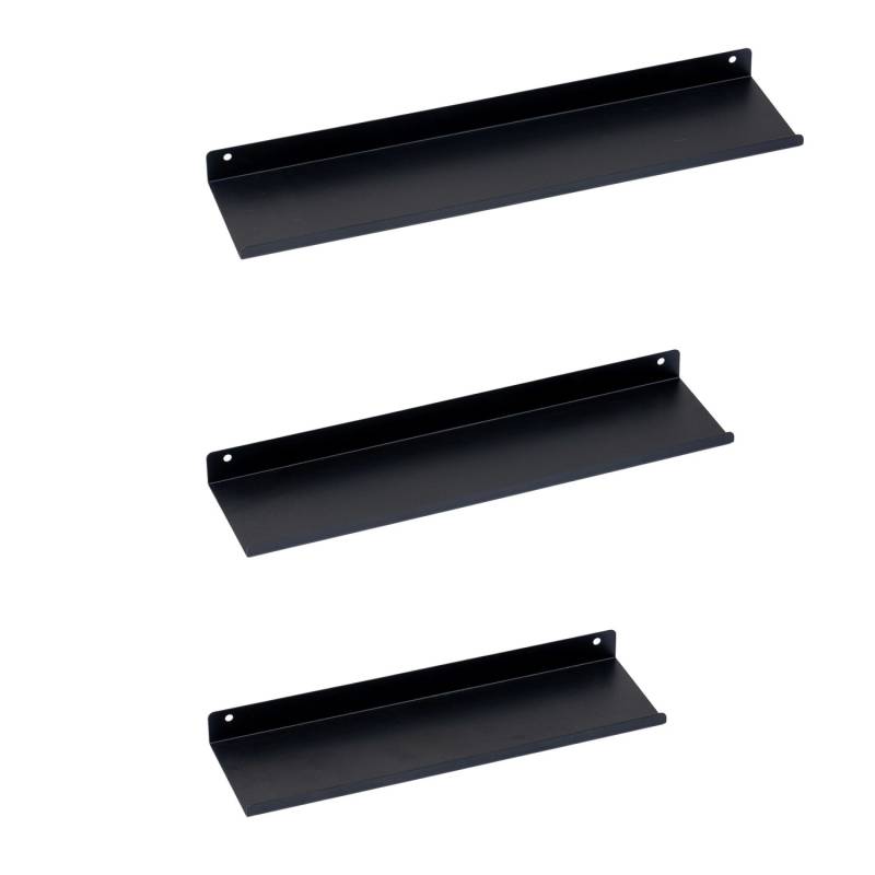 BERLINLODGE Wandregal Metall 3er Set Matte Schwarz Schweberegal Wandboards Bücherregal 3-Teiliges Hängeregal Wanddeko BERLINLODGE Wandregal Metall 3er Set Matte Schwarz Schweberegal Wandboards Bücherregal 3-Teiliges Hängeregal Wanddeko von BERLINLODGE