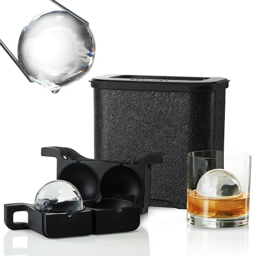 BERLINZO Basic Crystal Clear Ice Ball Maker - 2 Bälle, CIM_Basic_2Balls von BERLINZO