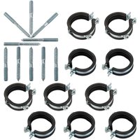 Berner - Rohrschelle 40 - 43 mm 5/4 Zoll mit Stockschraube M8 x 80 tx 25 10 Stück Berner - Rohrschelle 40 - 43 mm 5/4 Zoll mit Stockschraube M8 x 80 tx 25 10 Stück von BERNER