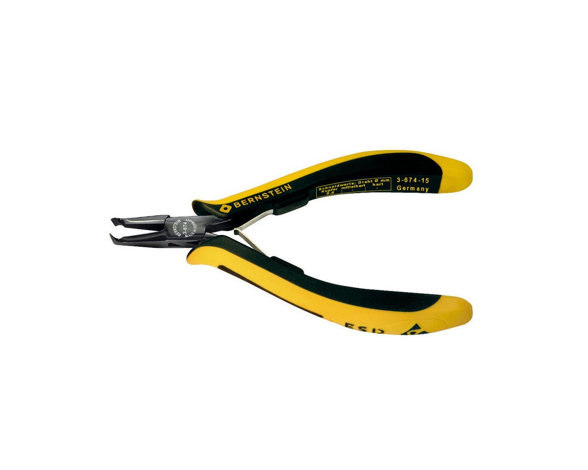 BERNSTEIN TOOLS FOR ELECTRONICS Elektro-Multifunktionswerkzeug ESD Vornschneider EUROline ableitfähig 130 mm Schneide außen Mini-Wate von BERNSTEIN TOOLS FOR ELECTRONICS