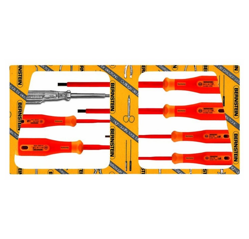 BERNSTEIN TOOLS FOR ELECTRONICS Schraubendreher Bernstein Tools for Electronics 14-650-VDE VDE Schraubendreher-Set 7te BERNSTEIN TOOLS FOR ELECTRONICS Schraubendreher Bernstein Tools for Electronics 14-650-VDE VDE Schraubendreher-Set 7te von BERNSTEIN TOOLS FOR ELECTRONICS