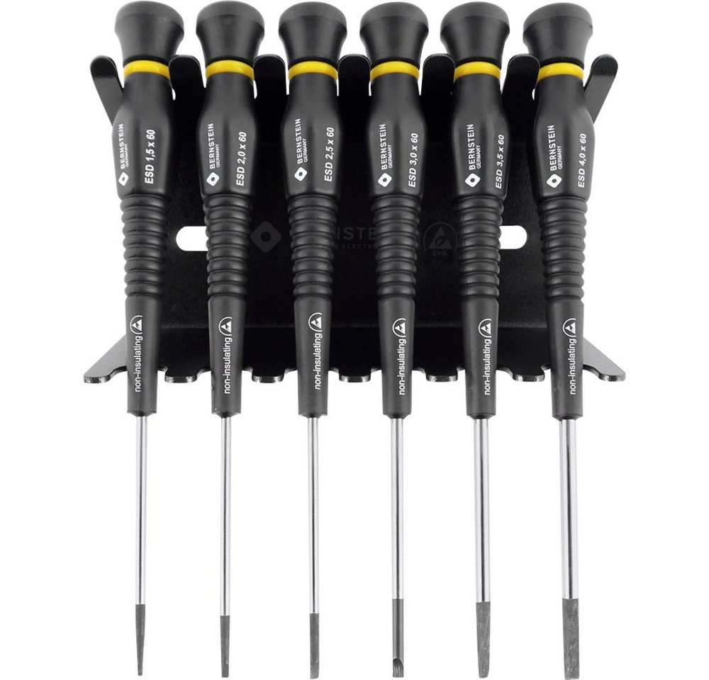 BERNSTEIN TOOLS FOR ELECTRONICS Schraubendreher Bernstein Tools for Electronics ESD Schraubendreher-Set 6teilig Schli von BERNSTEIN TOOLS FOR ELECTRONICS
