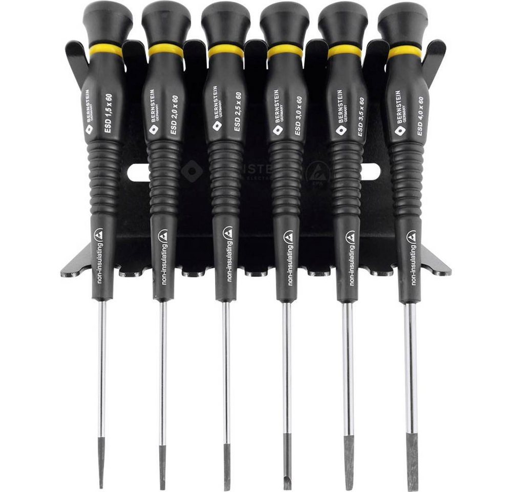 BERNSTEIN TOOLS FOR ELECTRONICS Schraubendreher Schlitz-Schraubendreher im Ständer 6tlg BERNSTEIN TOOLS FOR ELECTRONICS Schraubendreher Schlitz-Schraubendreher im Ständer 6tlg von BERNSTEIN TOOLS FOR ELECTRONICS