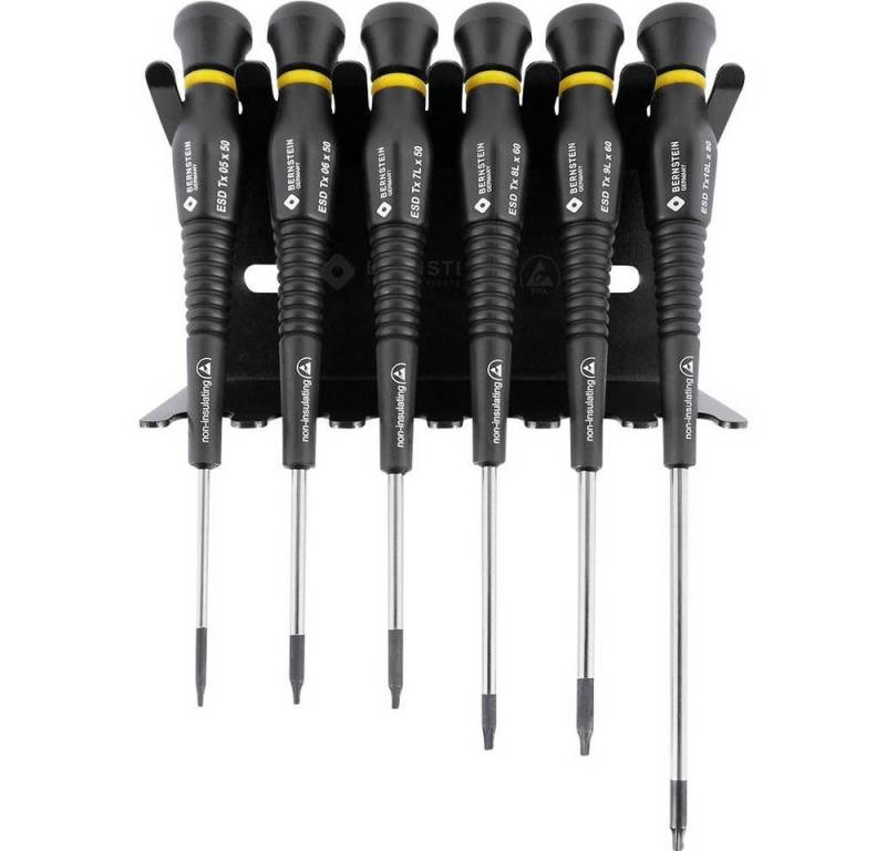 BERNSTEIN TOOLS FOR ELECTRONICS Schraubendreher TORX-Schraubendreher im Ständer 6tlg von BERNSTEIN TOOLS FOR ELECTRONICS