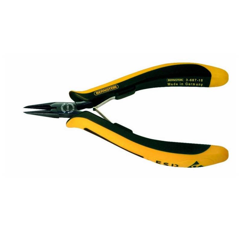 BERNSTEIN TOOLS FOR ELECTRONICS Spitzzange Bernstein Tools for Electronics 3-687-15 ESD Spitzzange Gerade 130 mm von BERNSTEIN TOOLS FOR ELECTRONICS