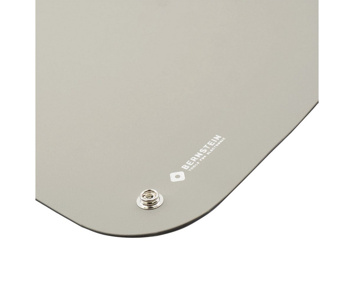 BERNSTEIN TOOLS FOR ELECTRONICS Werkstatt-Set ESD Erdungsmatte grau (900x610x2) 2x10mm Druckknöpfe von BERNSTEIN TOOLS FOR ELECTRONICS