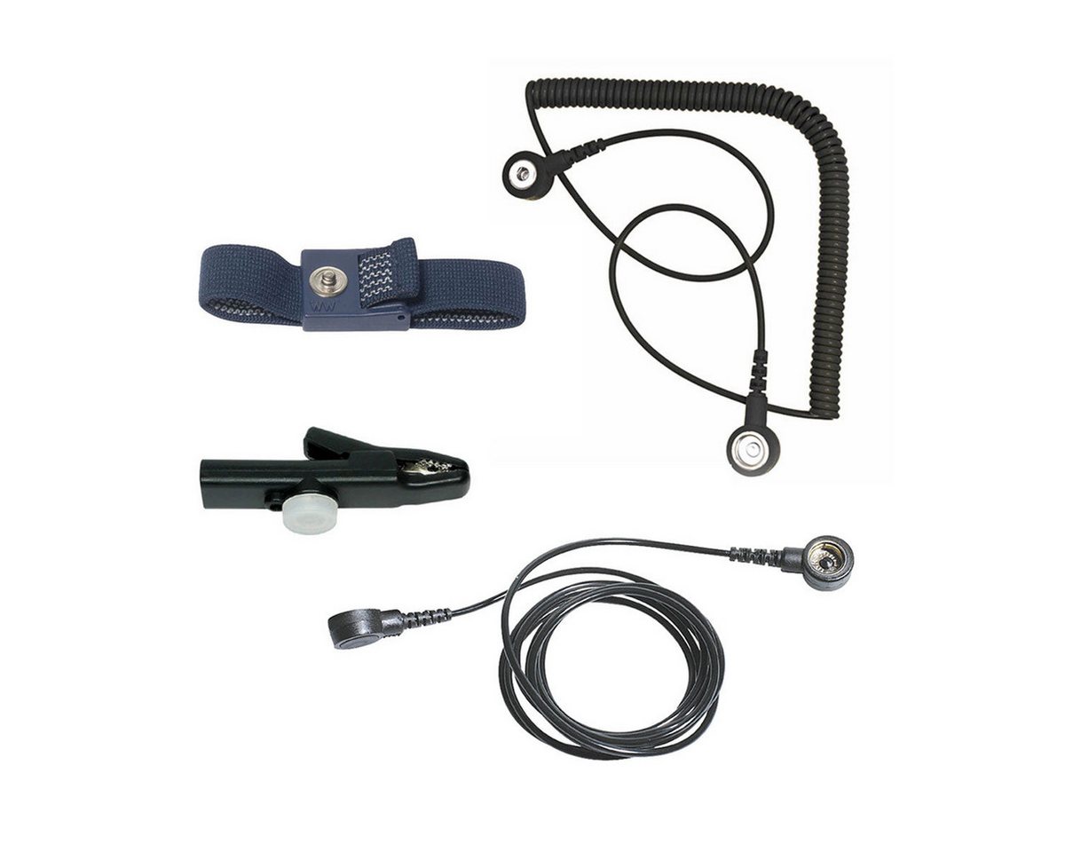 BERNSTEIN TOOLS FOR ELECTRONICS Werkstatt-Set ESD Kontaktarmband Set 4-tlg von BERNSTEIN TOOLS FOR ELECTRONICS