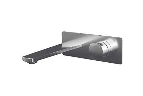 BERNSTEIN® Waschtischarmatur XELO zur Wandmontage Badarmatur in Chrom Inkl. Unterputz-Grundkörper Wasserhahn Bad Inkl. Unterputz-Grundkörper, Badezimmerarmatur von BERNSTEIN