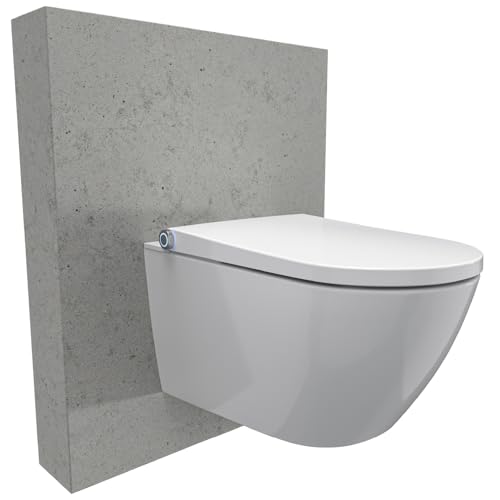 BERNSTEIN Dusch-WC Basic 1102 Komplettanlage in Weiß – Hygienisches Bidet-WC mit Warmwasser-Funktion, Japanische Toilette mit Soft-Close-Sitz, Spülrandlos, Nachtlicht, 180°-Vortex-Spülsystem BERNSTEIN Dusch-WC Basic 1102 Komplettanlage in Weiß – Hygienisches Bidet-WC mit Warmwasser-Funktion, Japanische Toilette mit Soft-Close-Sitz, Spülrandlos, Nachtlicht, 180°-Vortex-Spülsystem von BERNSTEIN