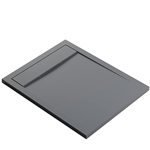 BERNSTEIN Duschtasse 100x80 cm Betonoptik Flache Bauhöhe, Duschwanne aus Mineralguss, Rechteckiges Duschbecken mit Gefälle, Mineralguss-Duschwanne BERNSTEIN Duschtasse 100x80 cm Betonoptik Flache Bauhöhe, Duschwanne aus Mineralguss, Rechteckiges Duschbecken mit Gefälle, Mineralguss-Duschwanne von BERNSTEIN