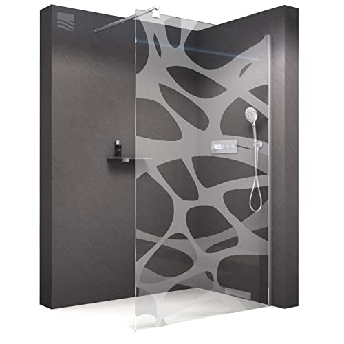 BERNSTEIN Duschwand 120x200 cm ESG Glas 10mm Walk-In Duschabtrennung EX101 Milchglas Muster Wave Glas-Duschwand Dusche Duschtrennwand BERNSTEIN Duschwand 120x200 cm ESG Glas 10mm Walk-In Duschabtrennung EX101 Milchglas Muster Wave Glas-Duschwand Dusche Duschtrennwand von BERNSTEIN