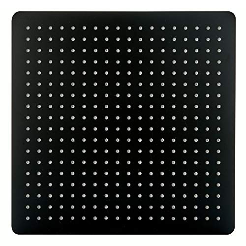 BERNSTEIN XXL-Regendusche Edelstahl-Duschkopf DPG2001 Schwarz superflach Kopfbrause Regenduschkopf mit Anti-Kalk-Düsen Deckenbrause 40 x 40 cm BERNSTEIN XXL-Regendusche Edelstahl-Duschkopf DPG2001 Schwarz superflach Kopfbrause Regenduschkopf mit Anti-Kalk-Düsen Deckenbrause 40 x 40 cm von BERNSTEIN
