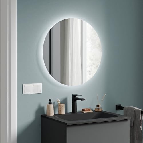 Bernstein Runder LED Badspiegel NEO mit Dimmfunktion & Bewegungssensor – Wandspiegel Ø 60cm– Spiegel mit Beleuchtung für Ihr Badezimmer Bernstein Runder LED Badspiegel NEO mit Dimmfunktion & Bewegungssensor – Wandspiegel Ø 60cm– Spiegel mit Beleuchtung für Ihr Badezimmer von BERNSTEIN