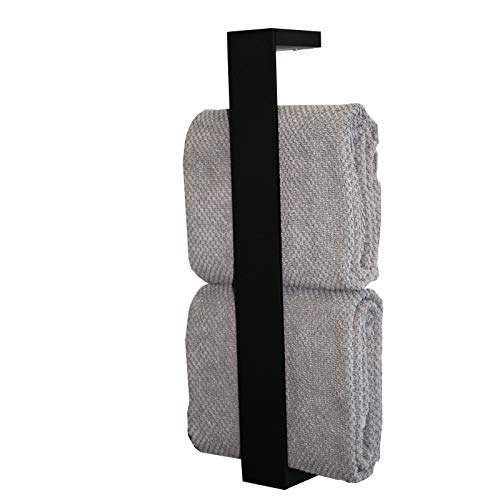 Handtuchhalter HH40 Wandmontage - Farbe wählbar, Farbe:Schwarz matt von BERNSTEIN