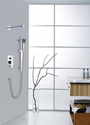 Unterputz-Duschsäule XX1520C - inkl. Regendusche aus Edelstahl & Unterputz-Grundkörper von BERNSTEIN