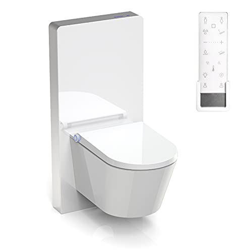 WC-Komplettpaket 37: BERNSTEIN DUSCH-WC PRO+ 1102 Komplettanlage & Sanitärmodul 805S in Weiß von BERNSTEIN